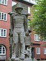 Hans Hummel, Denkmal Hummelbrunnen in der Neustadt