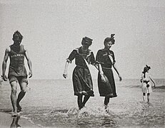 Leute am Strand, 1904