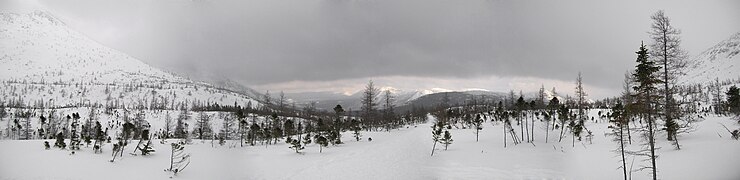 Montagnes durant l'hiver 2008-2009