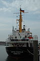 Otto Treplin im Hafen von Norderney