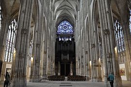 Iglesia abacial de Saint-Ouen, nave, Rouen