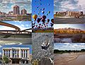 A montage of Albuquerque, New Mexico.