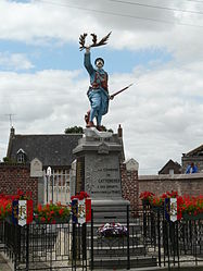 The war memorial in Cattenières