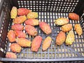 Ripe fruit in grocer's crate.