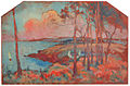 1934, Vue de l'Ile de Bréhat, oil on panel, 79 x 120 cm