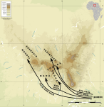 Map showing the migration of the Bideyat clans to the Tibesti from Ennedi