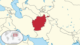 Afghanistan - Localizzazione