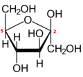 β-D-Fruktofuranóza