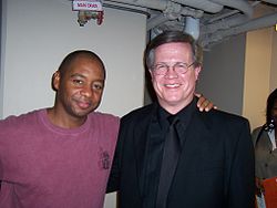 Reach (right) with Branford Marsalis in 2004