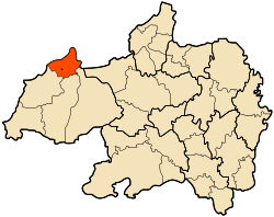 Localização de Ouled Sidi Brahim