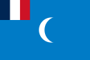 Briefly used flag of the French Mandate of Syria and the Lebanon in 1920