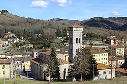 Skyline of Gaiole in Chianti