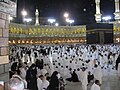 Masjid Al-Haram (or the Sacred Mosque) in Mecca, Saudi Arabia.