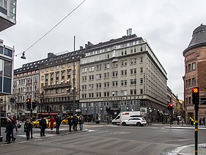 Hörnet Vasagatan / Bryggargatan.