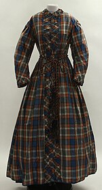 Plaid silk wrapper (Western)