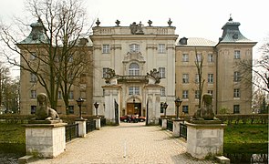 Palacio en Rydzyna (1685-1695), residencia del rey Estanislao I Leszczynski de 1704 a 1709.