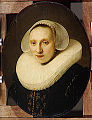 Pendant portrait of Cornelia Pronck, dated 1633