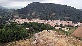 Le village vu du château.