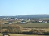 Blick von Nordwesten vom Ruwer-Hochwald-Radweg über Waldweiler hinweg zum Teufelskopf