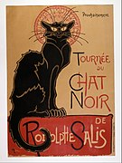 Cartel para Le Chat Noire ("El gato negro"), de Théophile Alexandre Steinlen (1896).