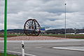 Verkehrskreisel an der Hauptstrasse 1