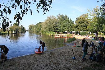 Baden, Kanufahren und SUP in Neu Helgoland