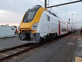 Een M7-dubbeldekkertrein door Bombardier