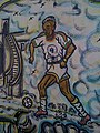 Image 33Painting of footballer El Hadji Diouf in Dakar (from Senegal)