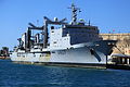 French naval ship at Valletta