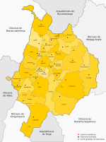 Mappa della diocesi