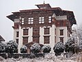 National Library, Thimphu in winter