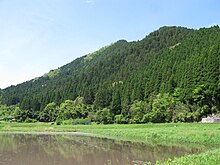 父・峯太郎の生地、鳥取県日野郡日南町矢戸