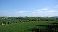 East view from Heinberg in direction of Desenberg and Warburg (City)