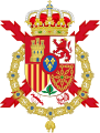 Escudo de armas do rei Xoán Carlos I de Borbón, anterior xefe de Estado de España