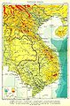 Map of French Indochina after the First World War