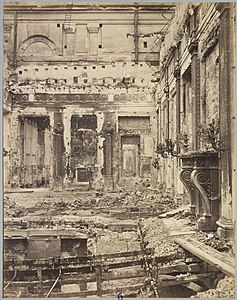 Galerie de la Paix after the arson