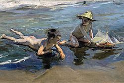 Joaquín Sorolla: Niños en la playa (ukjent dato)