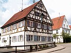 Bauernhaus mit Fachwerkbauweise