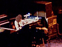 Patrick Moraz with The Moody Blues in 1978