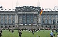 Vorarbeiten zur Reichstagverhüllung, Juni 1995