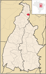 Palmeiras do Tocantins – Mappa