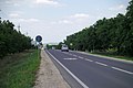 M2 highway entering the village of Codrul Nou