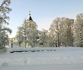 Gällivare kyrka, december 2012.