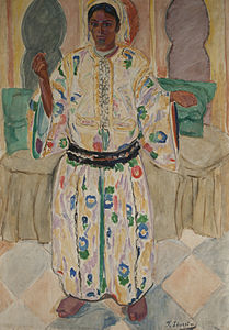 Mujer mora (1911-1912), huile sur toile, 138 x 100 cm, musée national des beaux-arts d'Argentine.