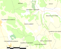 Magny-Lambert – Mappa