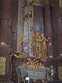 (empty) sarcophagus of St. Benedict