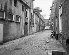 Achter de Muur, vanaf de Poelestraat, 1974