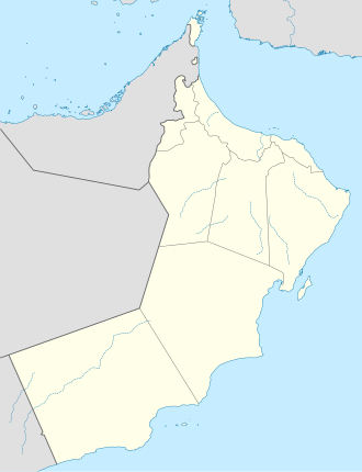 Mappa di localizzazione: Oman