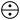 horizontally bisected circle with dots in each half