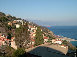 Skyline of Bergeggi